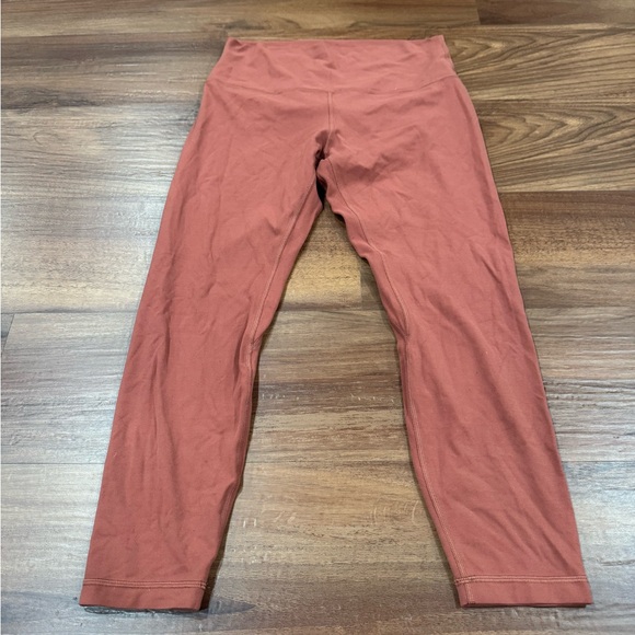 lululemon athletica Pants - Lululemon Wunder Under High Rise Leggings Womens 10 Rustic Rose Luon Yoga Tights
